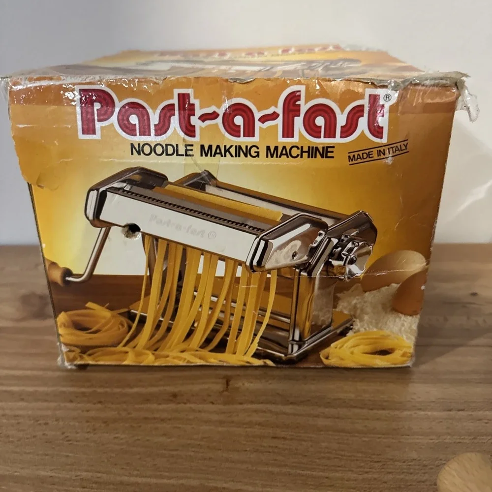 Past-a-Fast Pasta Maker - Stainless Steel in box-Made in Italy